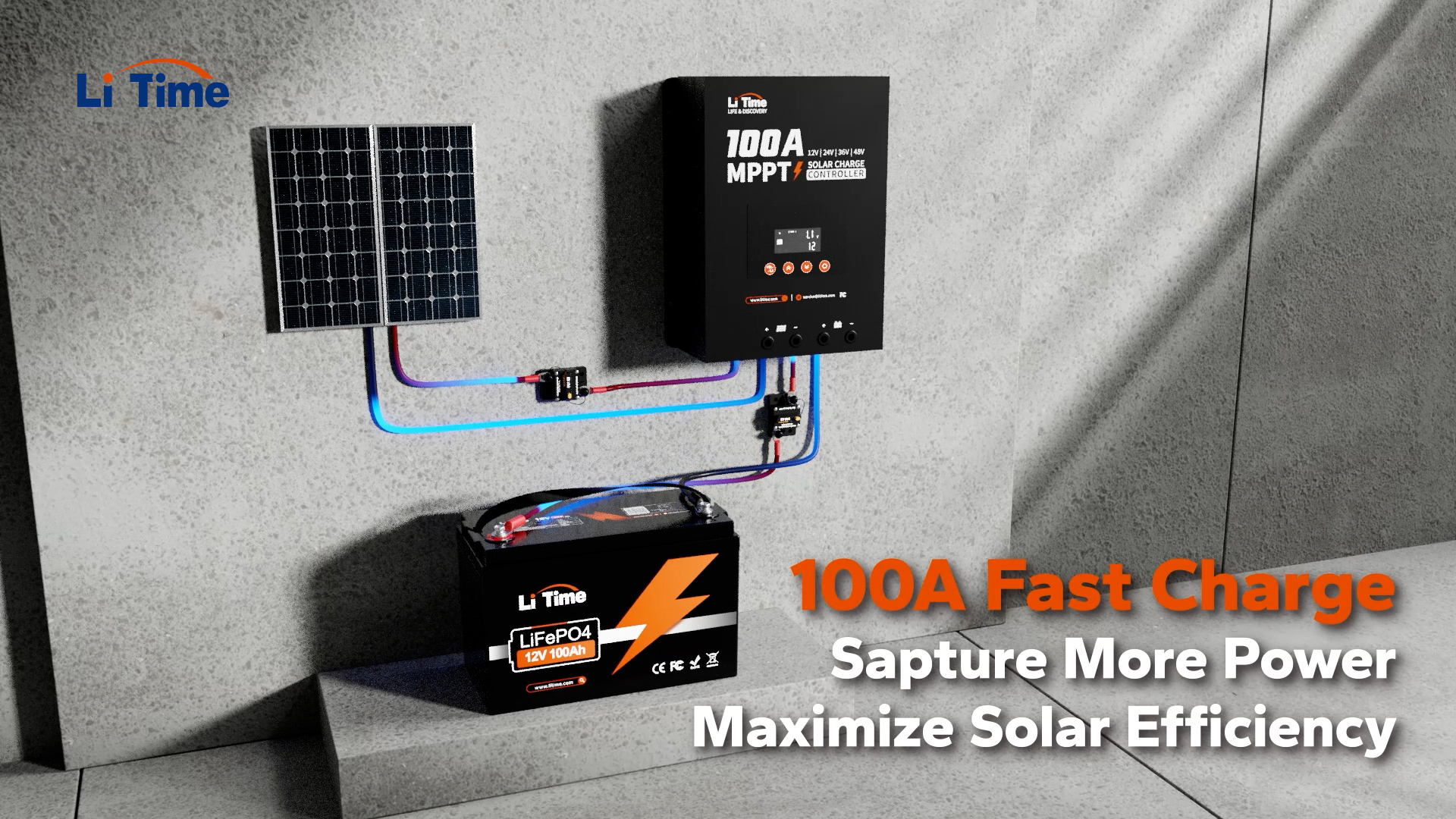 Watch LiTime 48V 100A Solar Charge Controller on Amazon Live