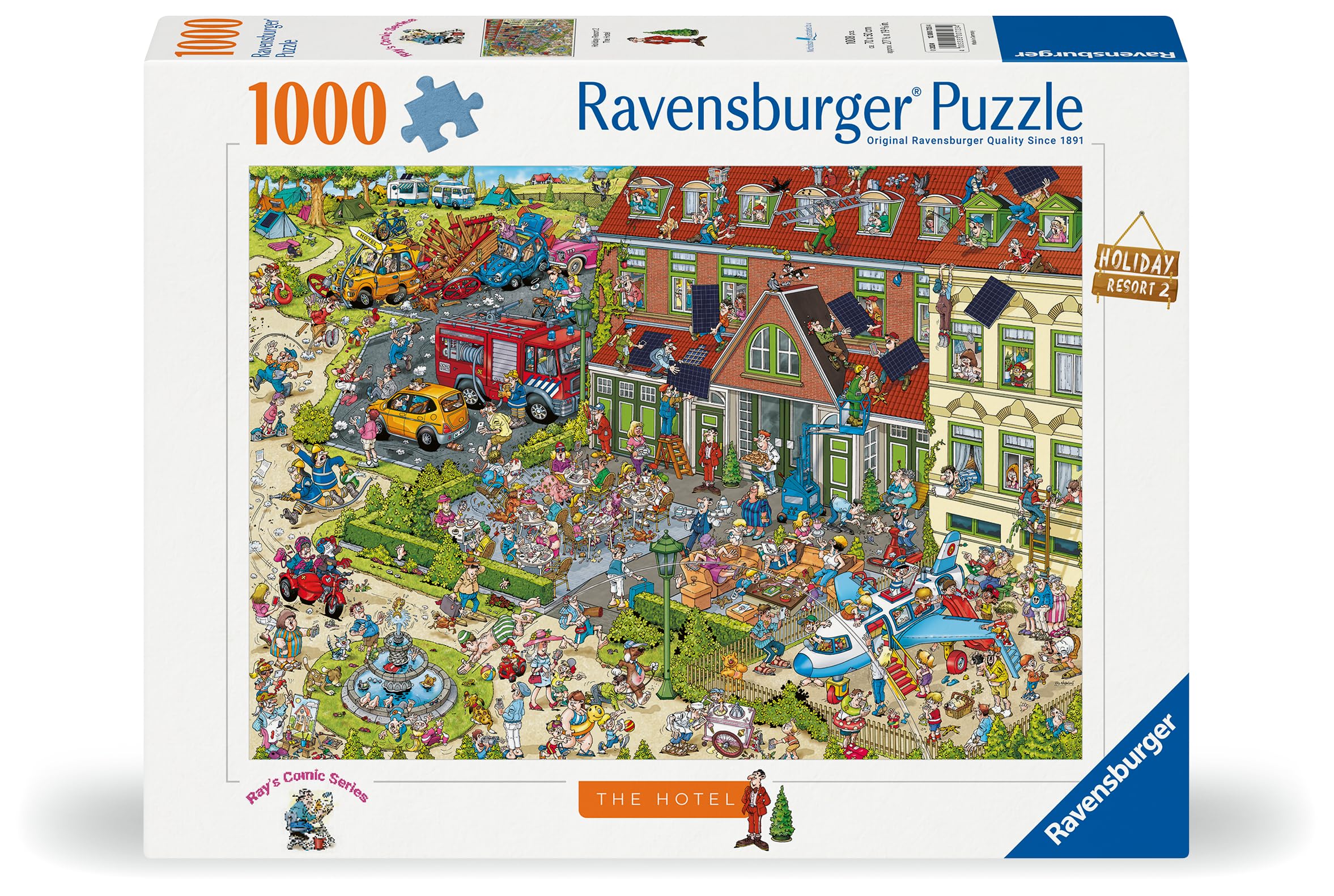 Ravensburger Ray Comic Series - The Hotel - 1000 Piece Jigsaw Puzzle for Adults and Kids Age 12 Years Up, Multicolor, 49.7 cm x 69.9 cm - Image 2