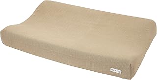 Meyco Baby Knit Basic - Funda para cambiador (suave y agradable a la piel, 100% algodón, lavable, fácil cuidado, apta para secadora, 50 x 70 cm), color marrón