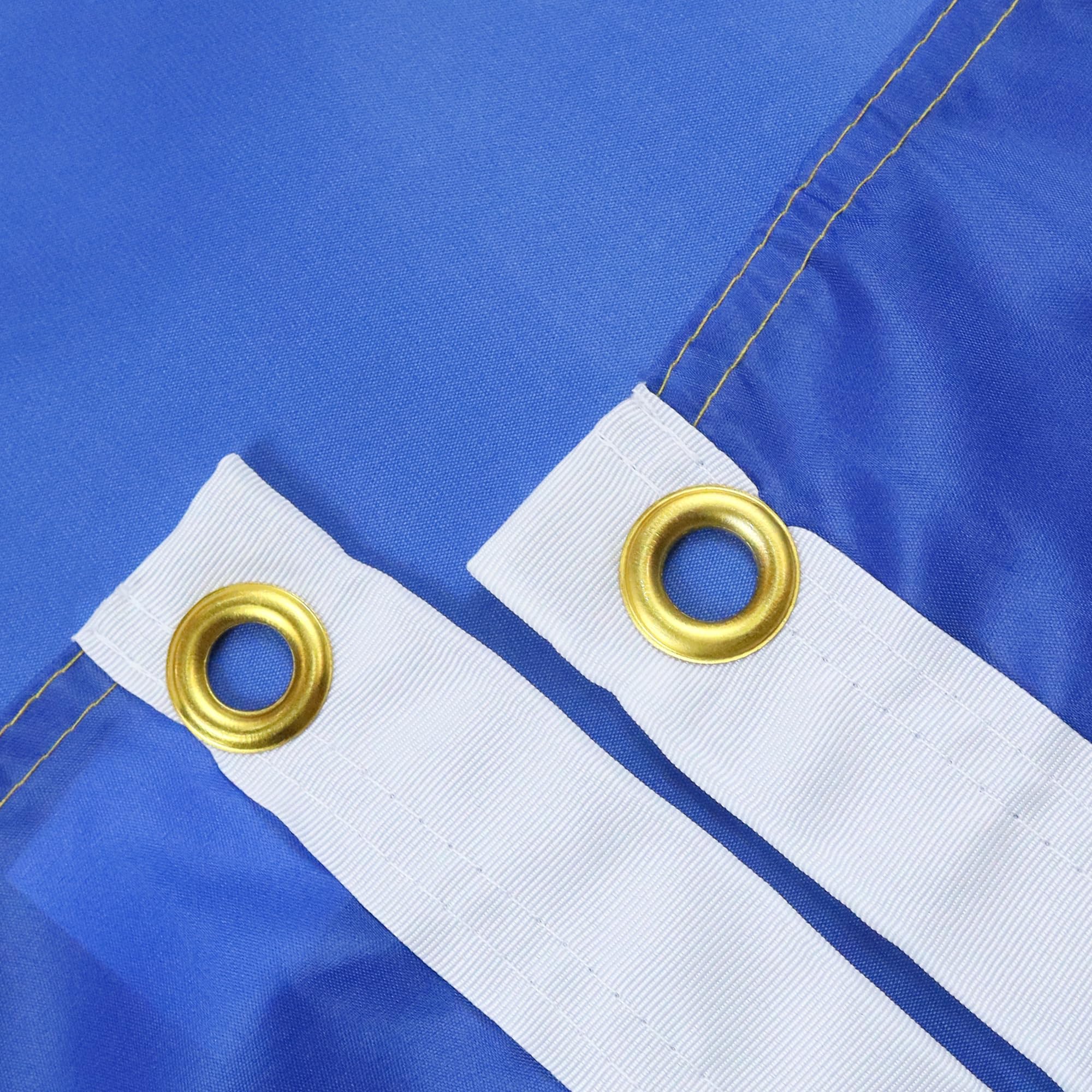 AZ FLAG Bandiera Blu e Giallo 90x60cm - Bandiera Azzurra e Gialla 60x90cm