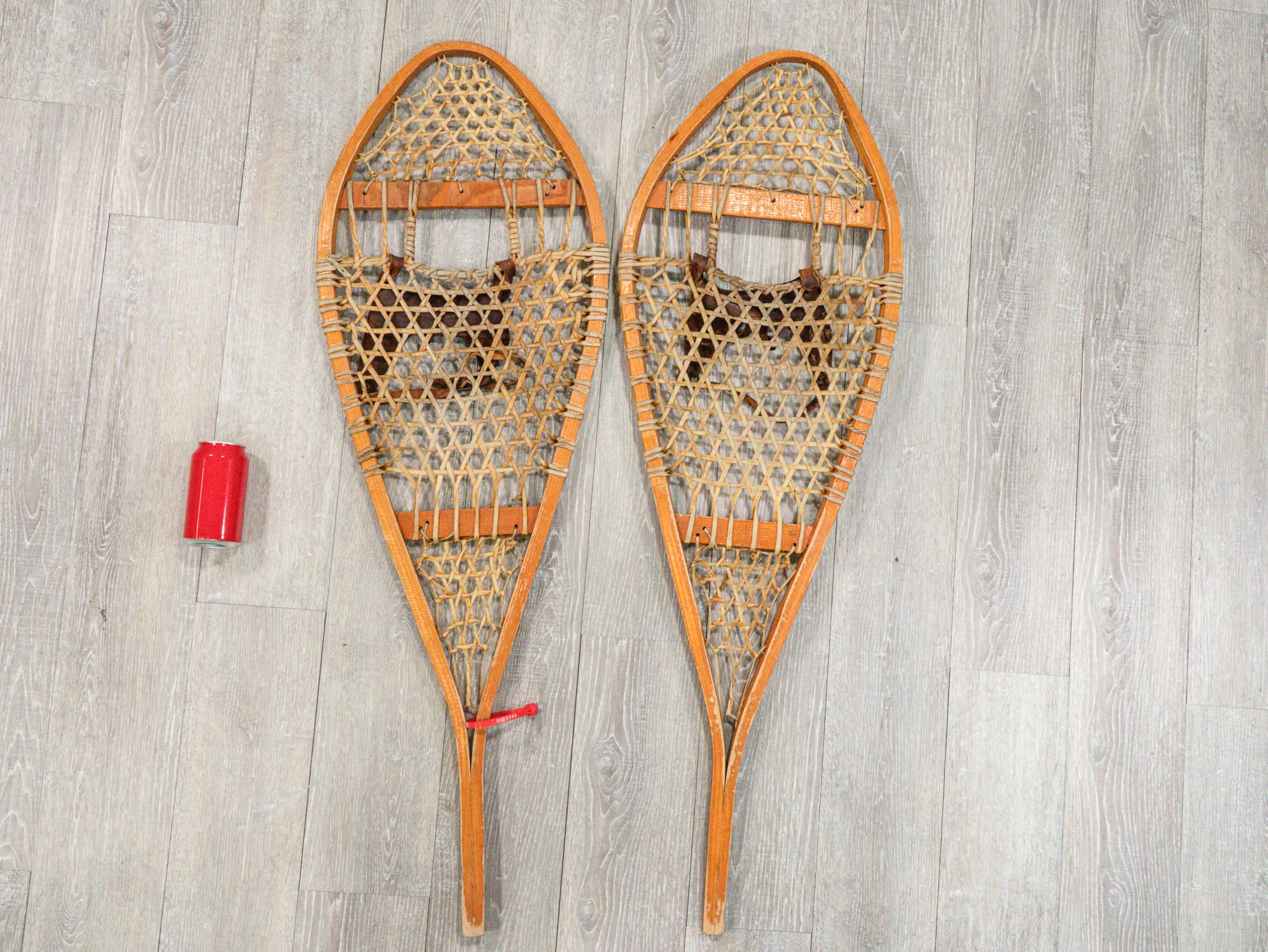 Authentic Vintage Pair of Used Snowshoes G3386