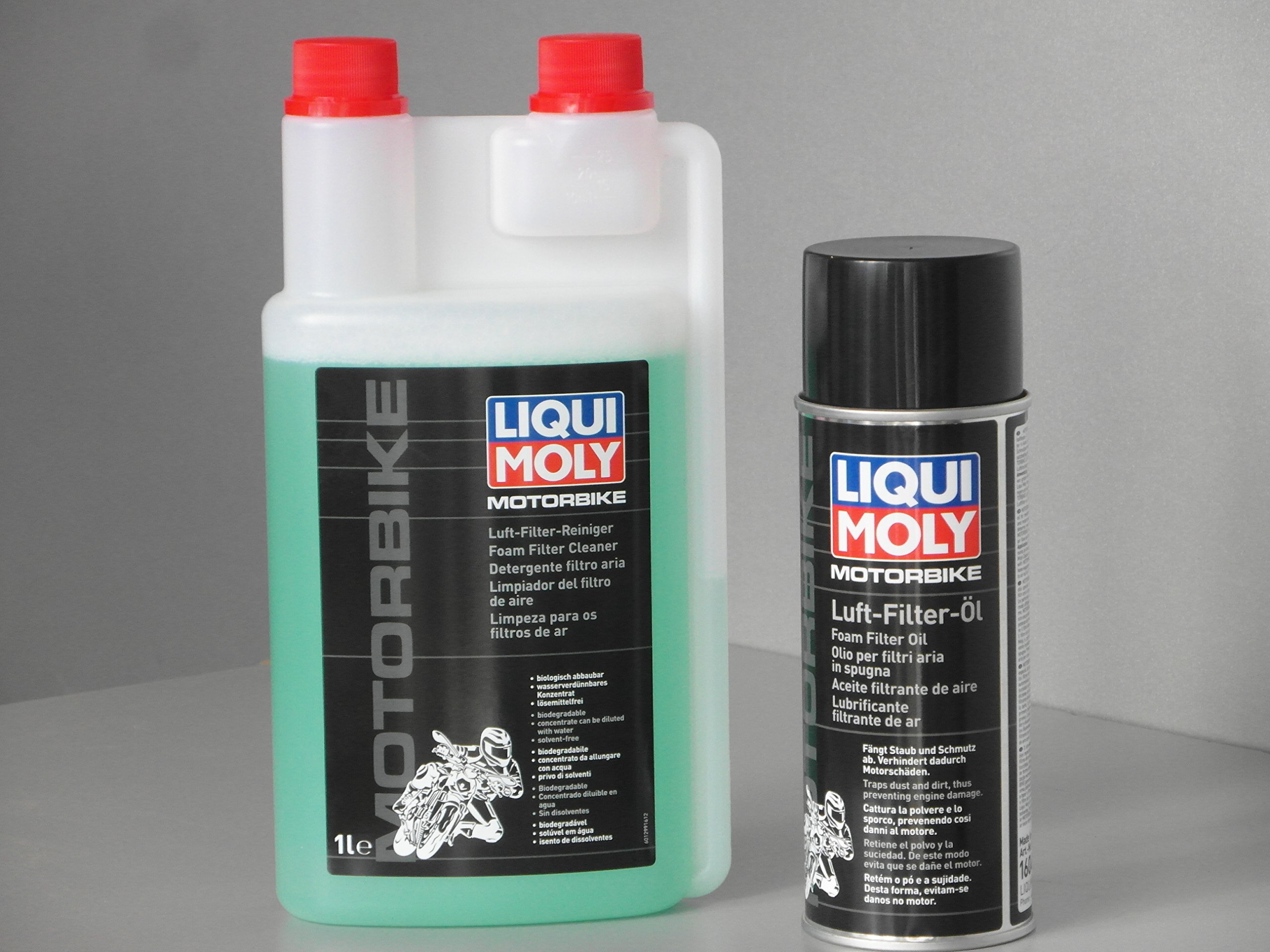 Juego de cuidado para filtro de aire con limpiador y filtro de aire Spray Quad ATV Moto
