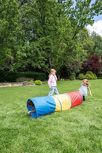 Vista 50 de Pacific Play Tents 41410 - Túnel de gateo Galaxy de 6 pies para niños con estrellas que brillan en la oscuridad Rojo, amarillo