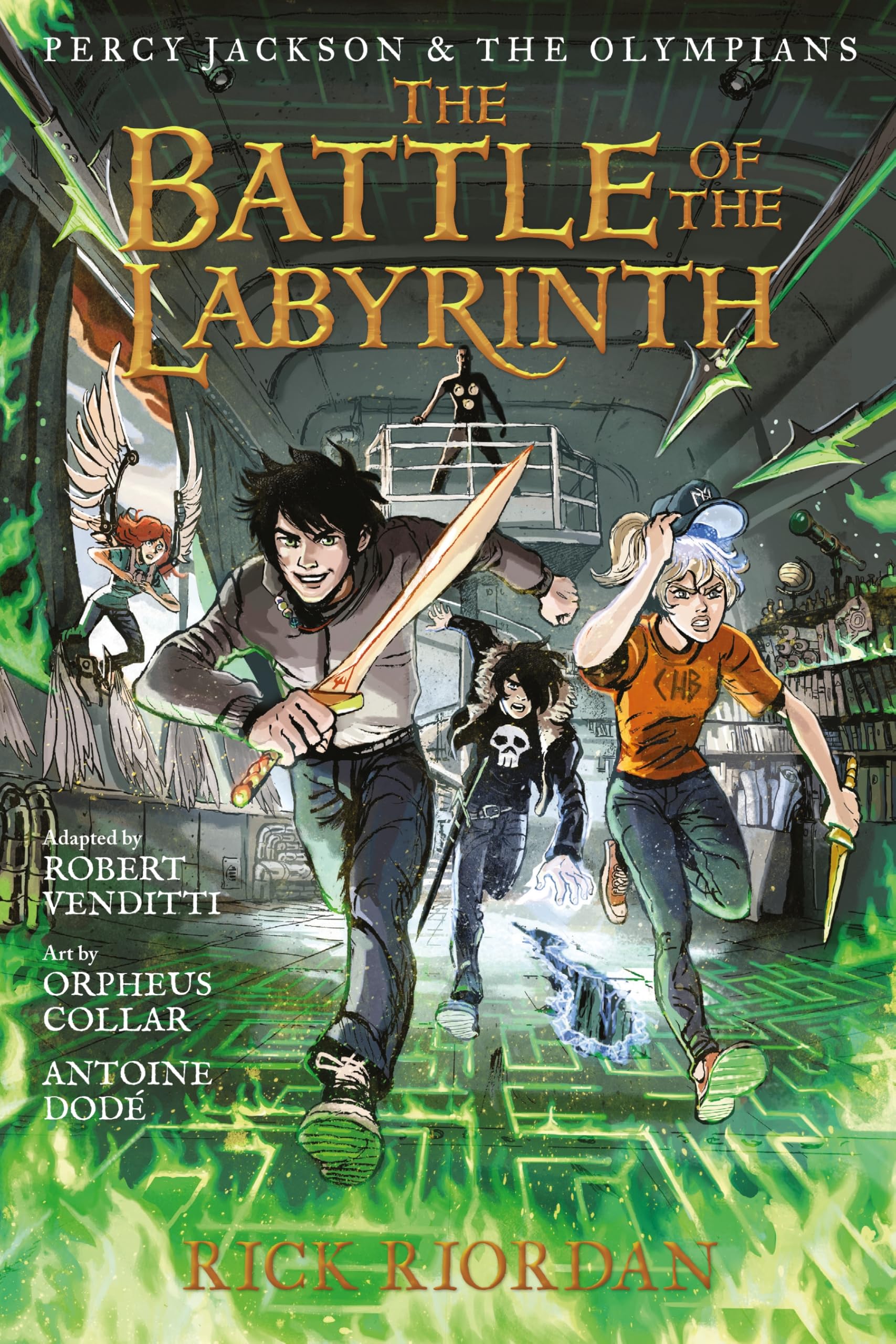 Percy Jackson and the Olympians: The Battle of the Labyrinth: The Graphic Novel (Percy Jackson and the Olympians: The Graphic Novel Book 4)