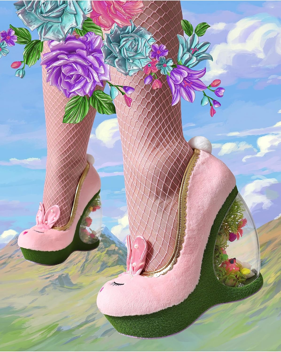 weird high heels