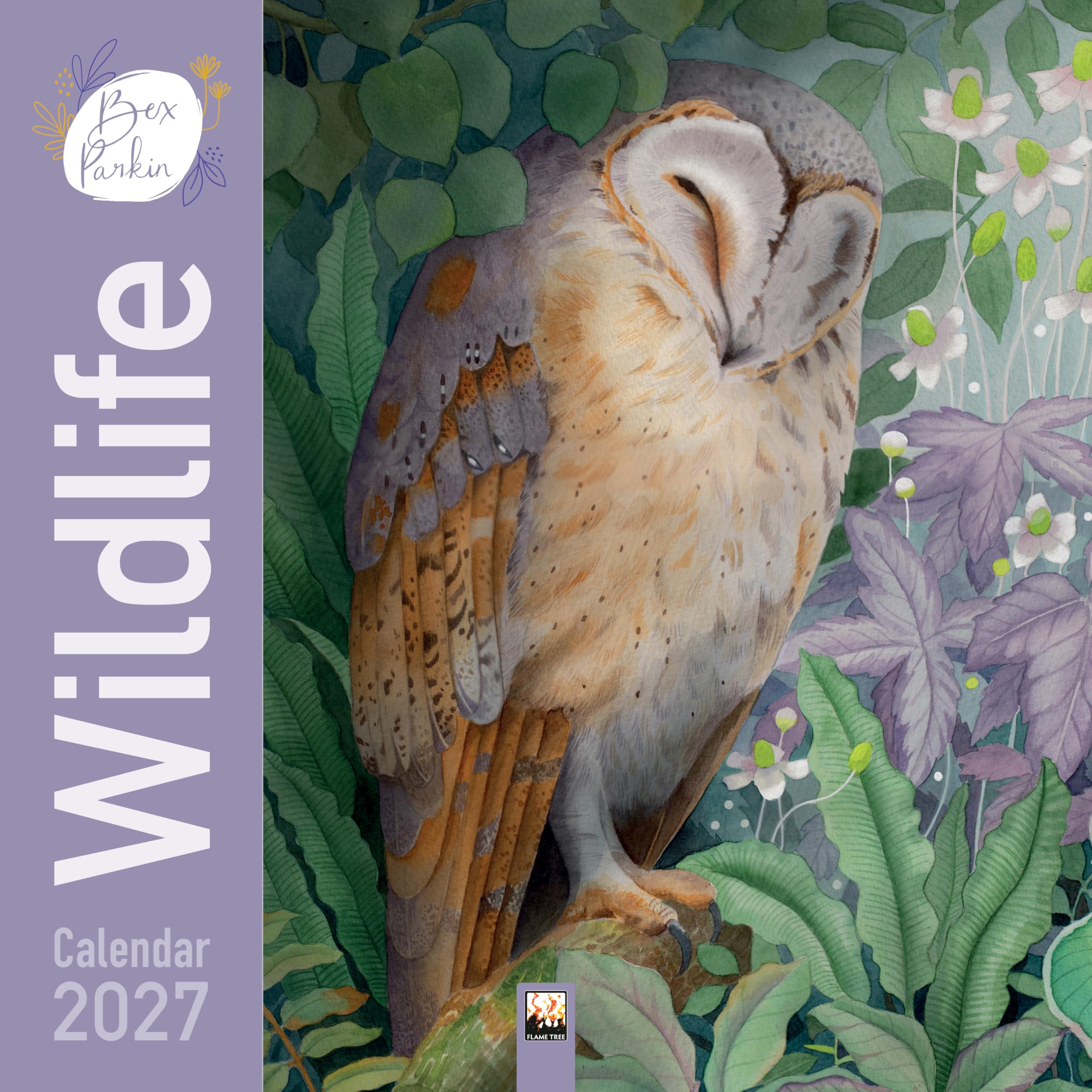 Bex Parkin: Wildlife Wall Calendar 2027 (Art Calendar)