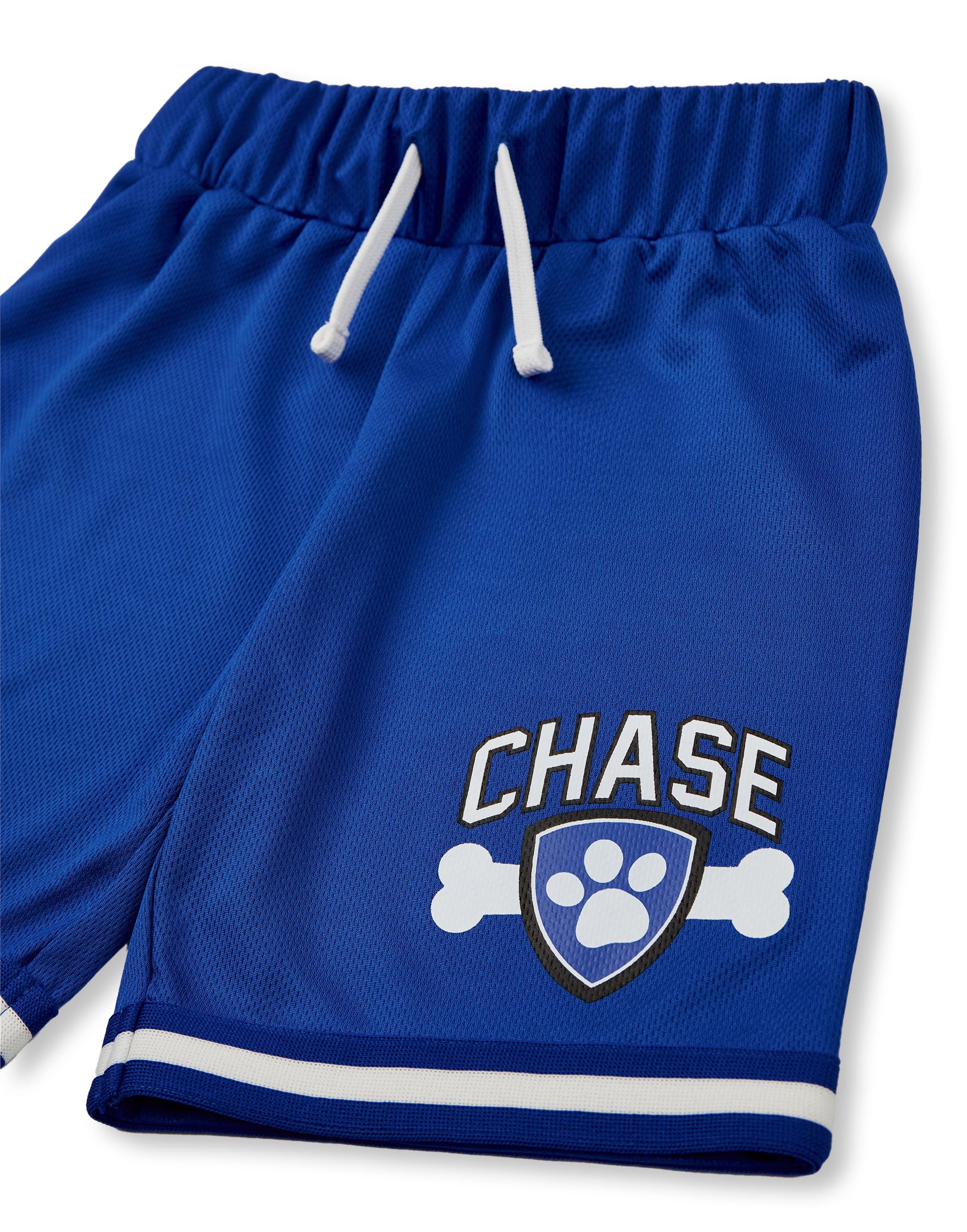 Paw Patrol Garçons Basket-ball Jersey et Shorts Ensembles | Tenue de sport deux pièces Slam Dunk Pup pour enfants | Ensemble assorti pour enfants