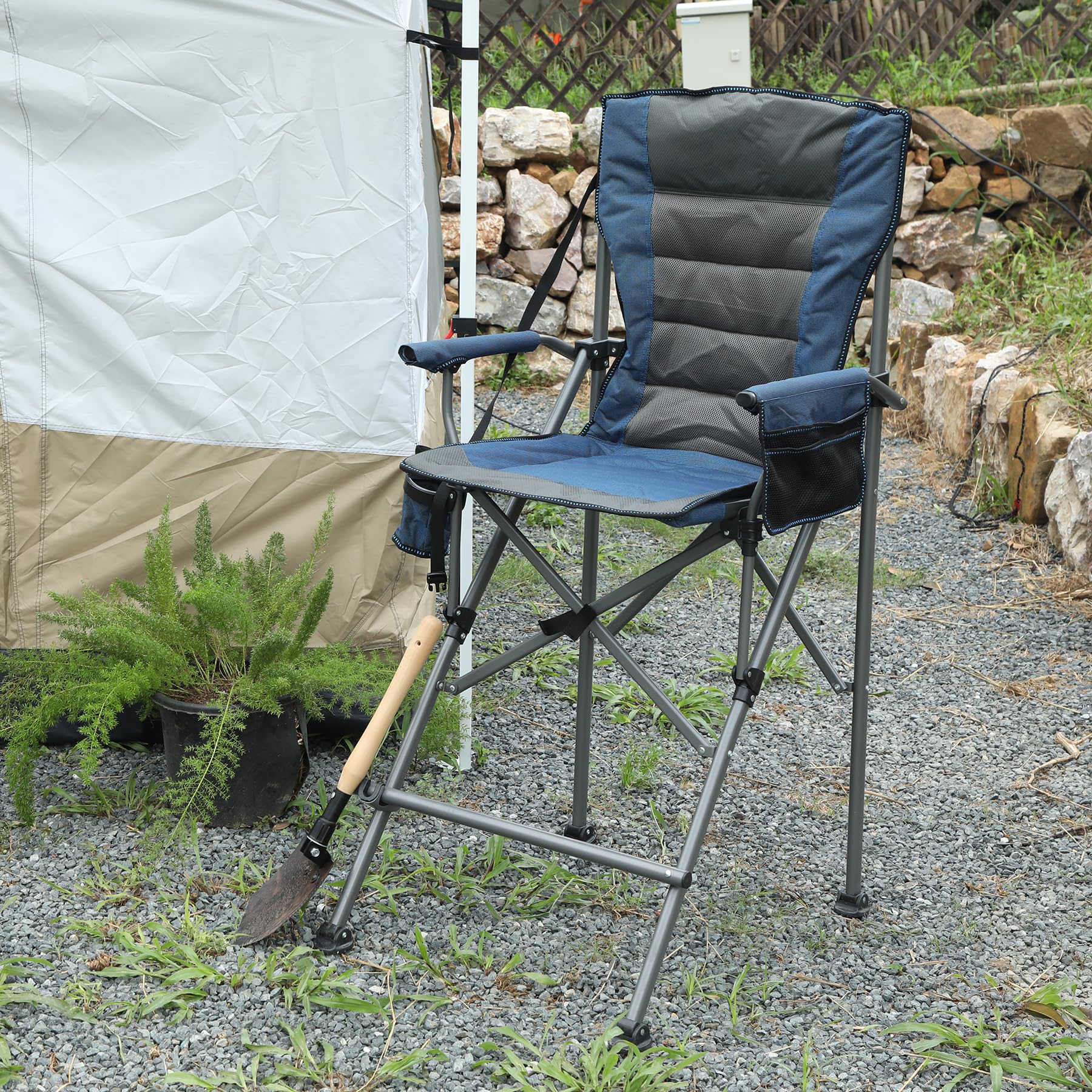 Redcamp Oversized Tall Camping Chair For Adults 330lbs Portable