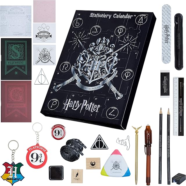 Harry Potter Advent Calendar 2022, Hogwarts Stationery Countdown Calendar, Harry Potter Gifts