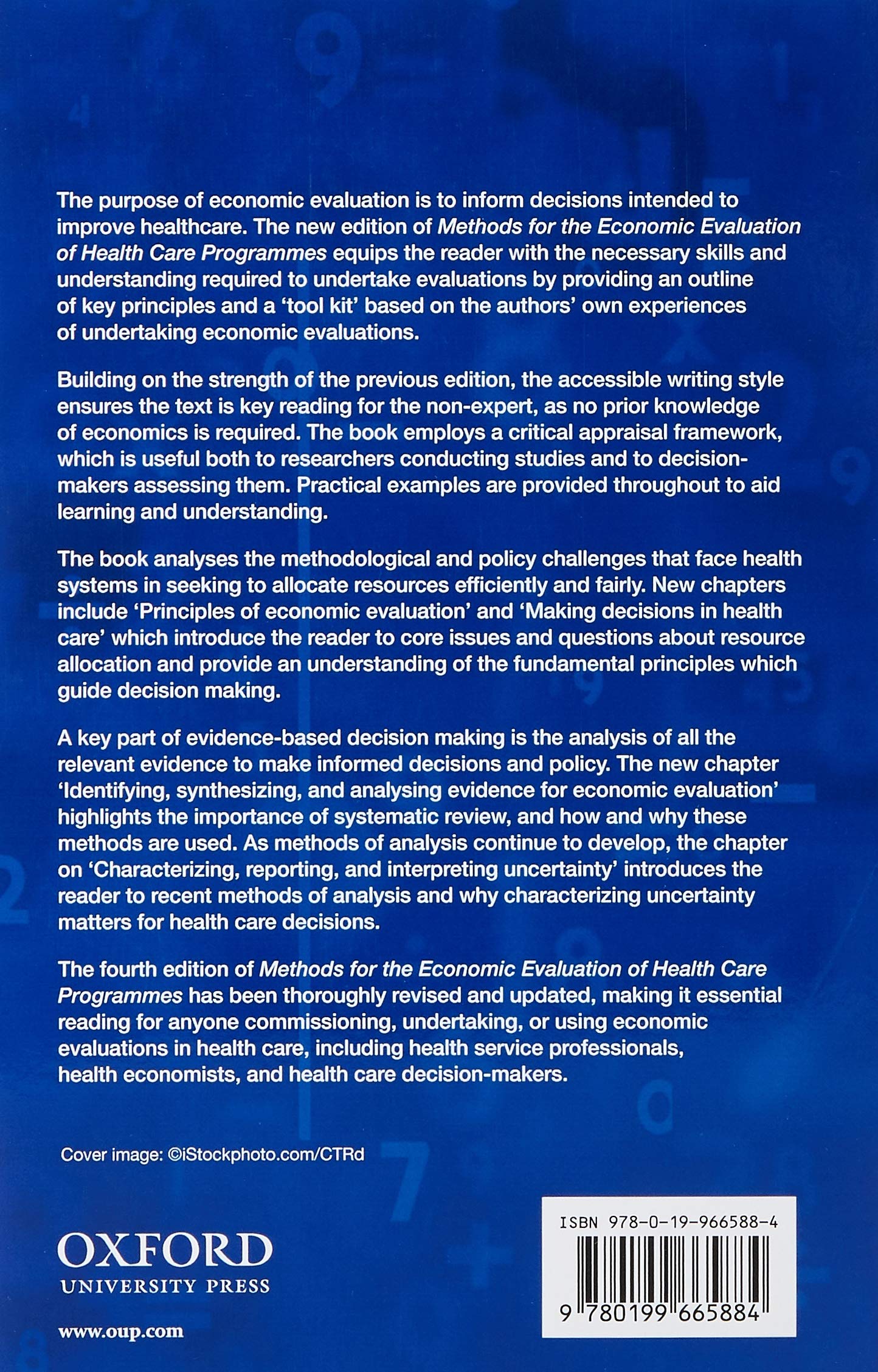 Methods for the Economic Evaluation of Health Care Programmes (Oxford Medical Publications)
