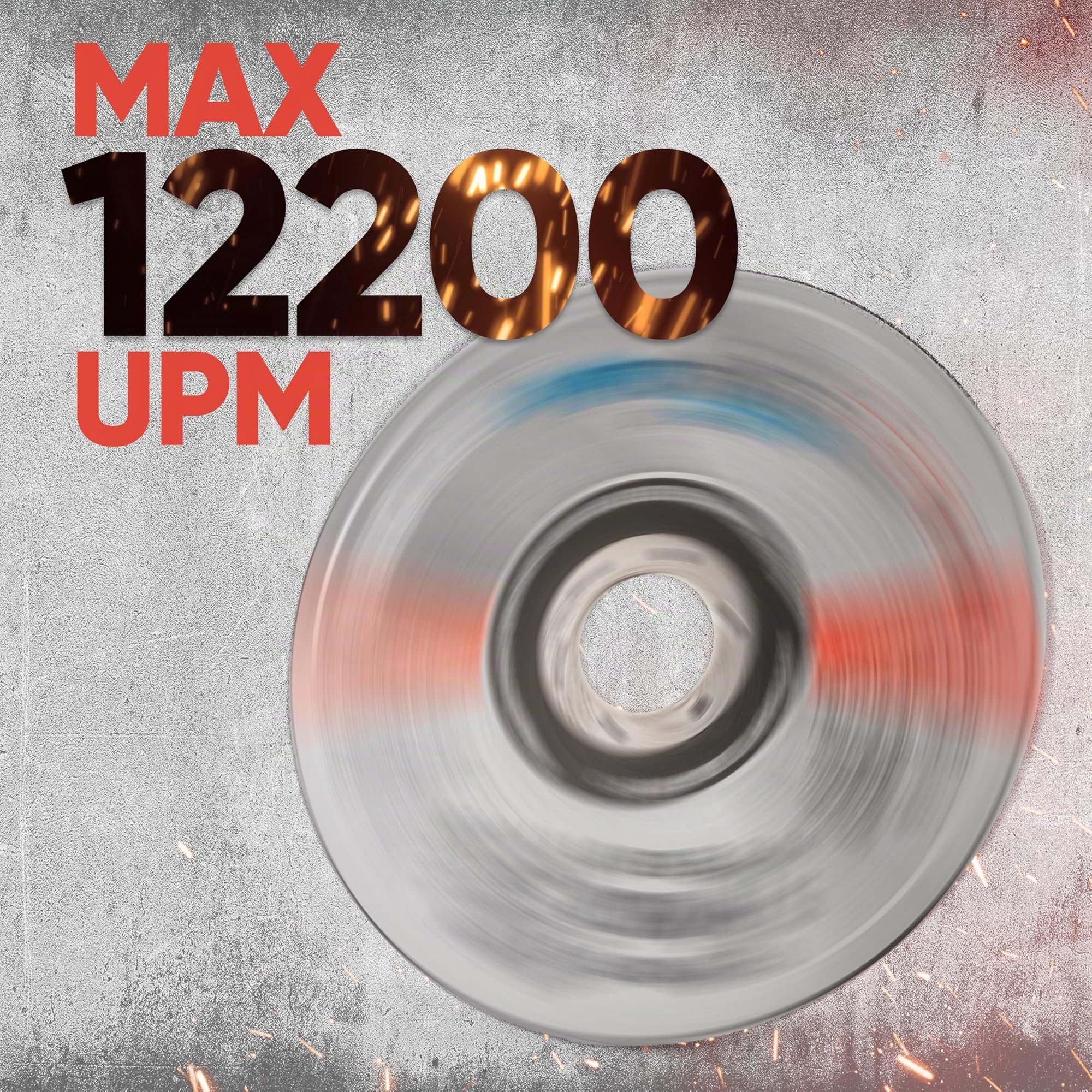 50 x IPOTOOLS Trennscheibe 125 Metall – Schleifscheibe 125 Metall aus Edelstahl, Schleifscheibe 125 mm x 1,0 mm, für Metall, Stahl und Edelstahl, Metall, Edelstahl, Eisen