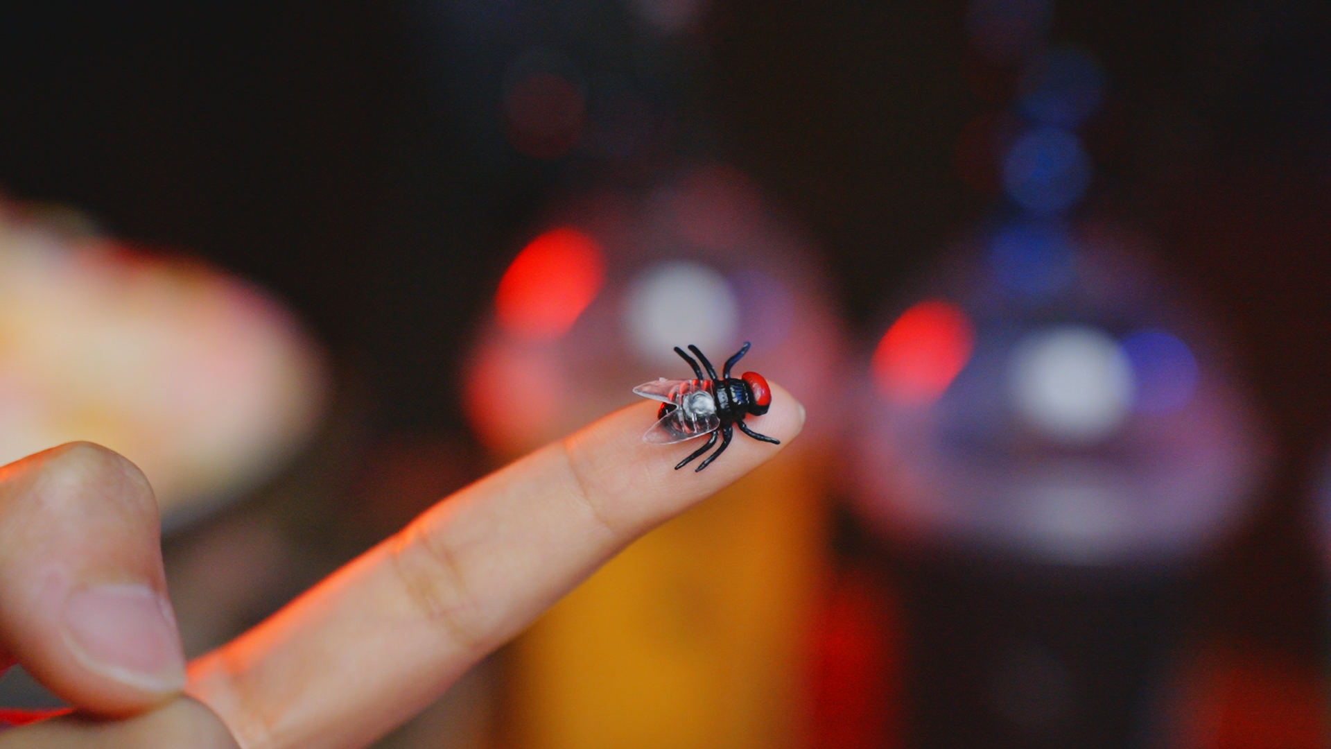 Halloween - 60x Plastic insecten - Nep insecten