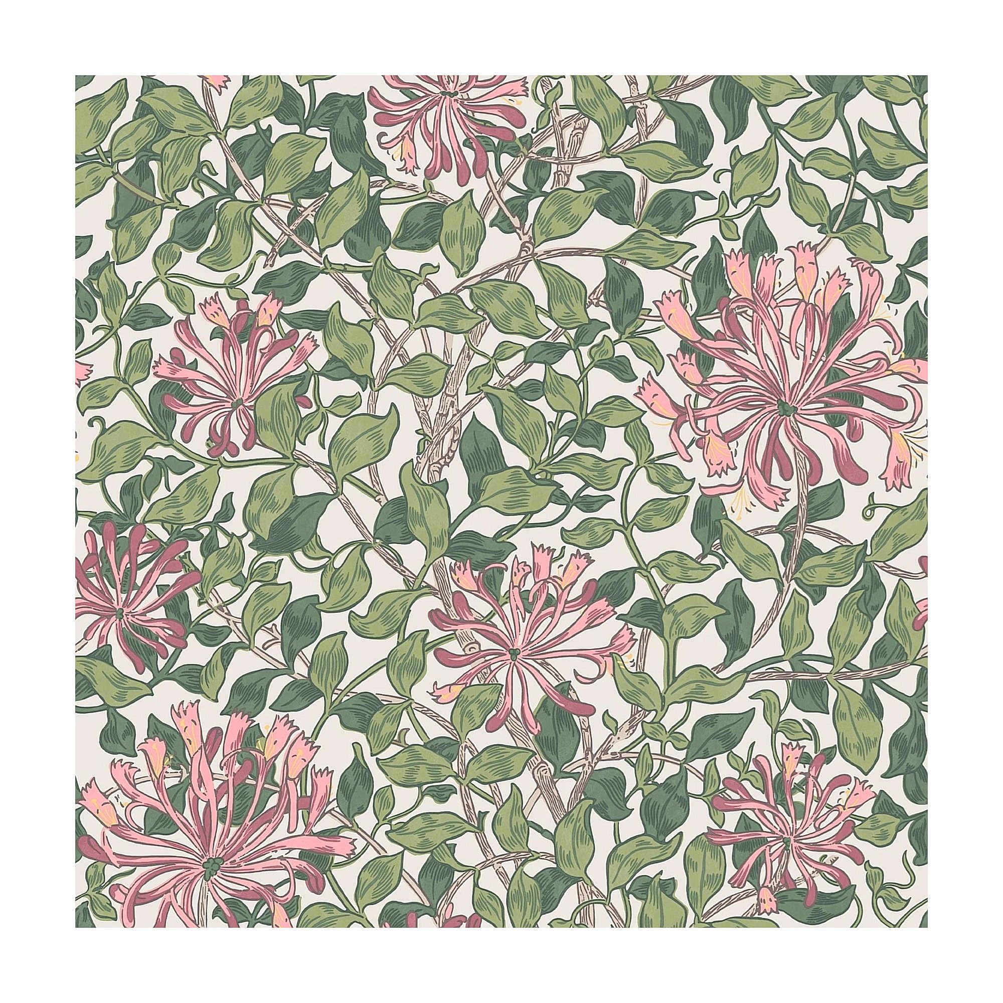 William Morris At Home William Morris Honeysuckle Blossom - Wallpaper