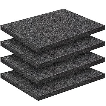 4 Pieces Polyethylene Foam Sheet Polyurethane Foam Pad Foam Padding for Packing and Crafts 16
