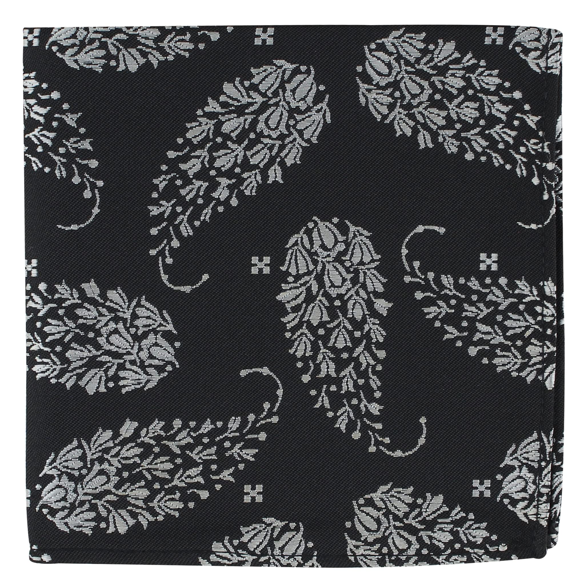 The Twining Paisley Pocket Square For Men