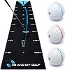 ME AND MY GOLF Breaking Ball Putting Mat - Simulate Breaking Putts At Home