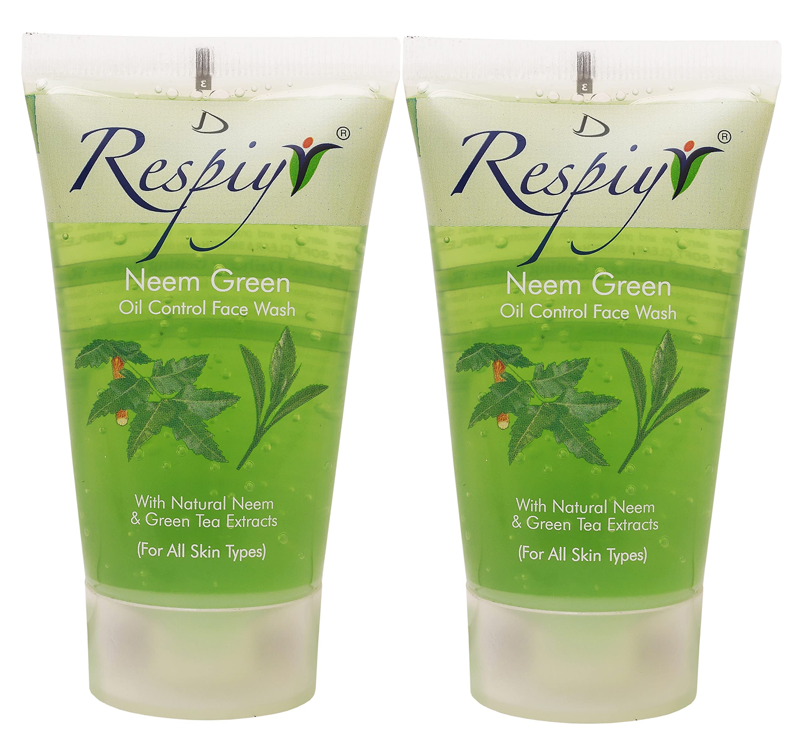 RESPIYR Neem Green Facewash 65 gm (Buy 1 Get 1 Free)