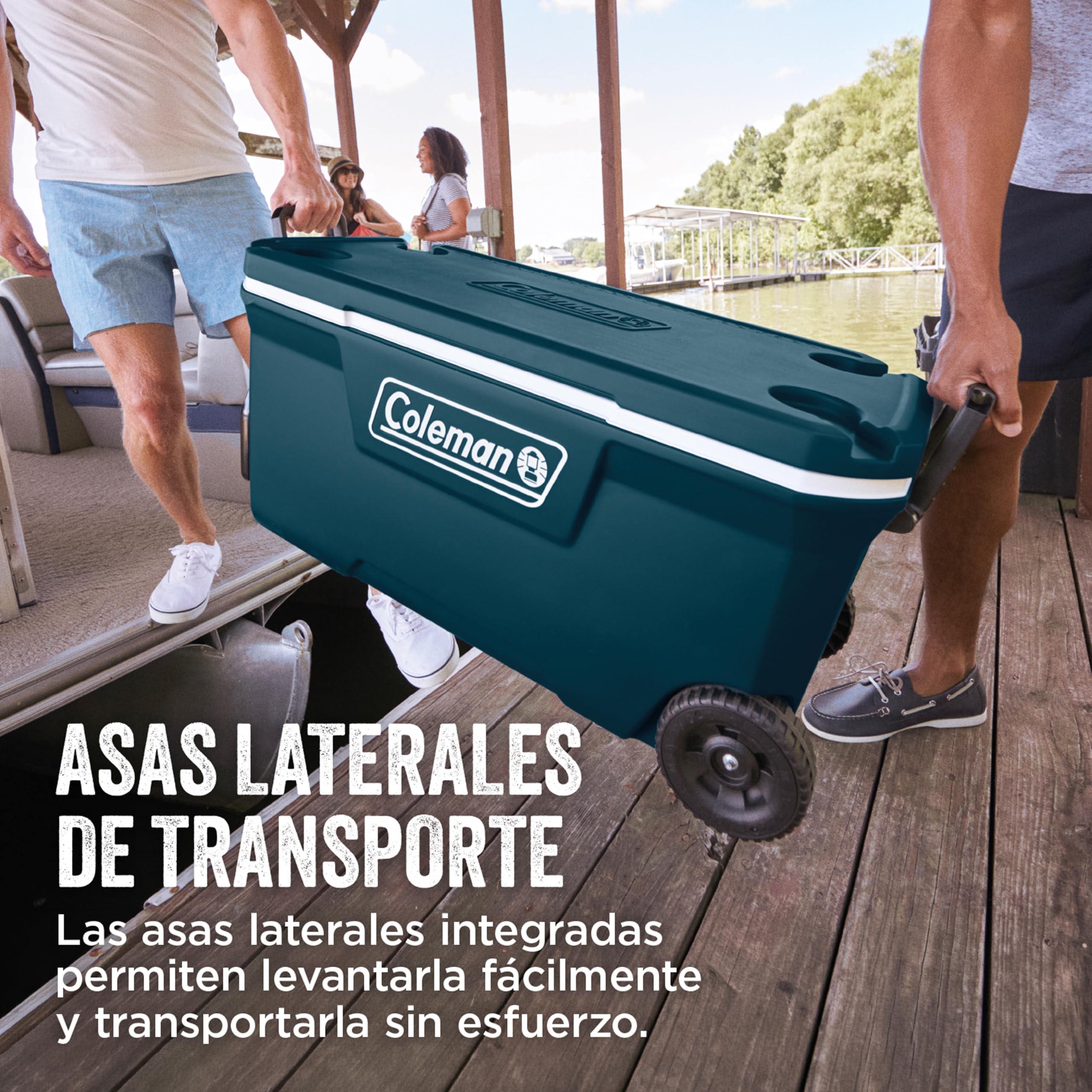 Coleman Xtreme Cooler, nevera con potente capacidad de refrigeración, mantiene la comida y las bebidas frías durante varios días, nevera térmica para camping, festival o pesca