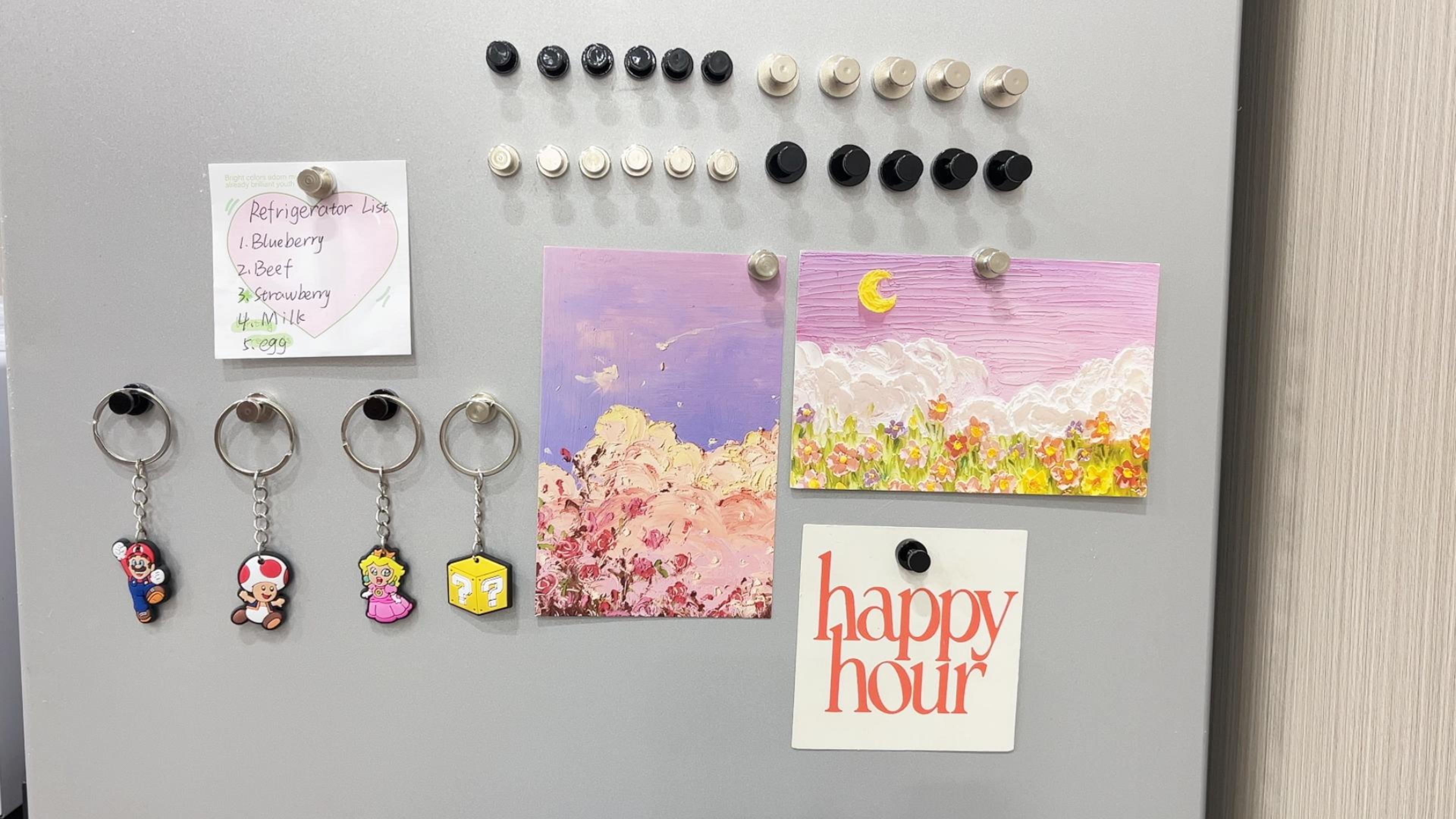 Wukong 12×5mm Calamite Lavagna Magnetica, 100 Pezzi Calamite