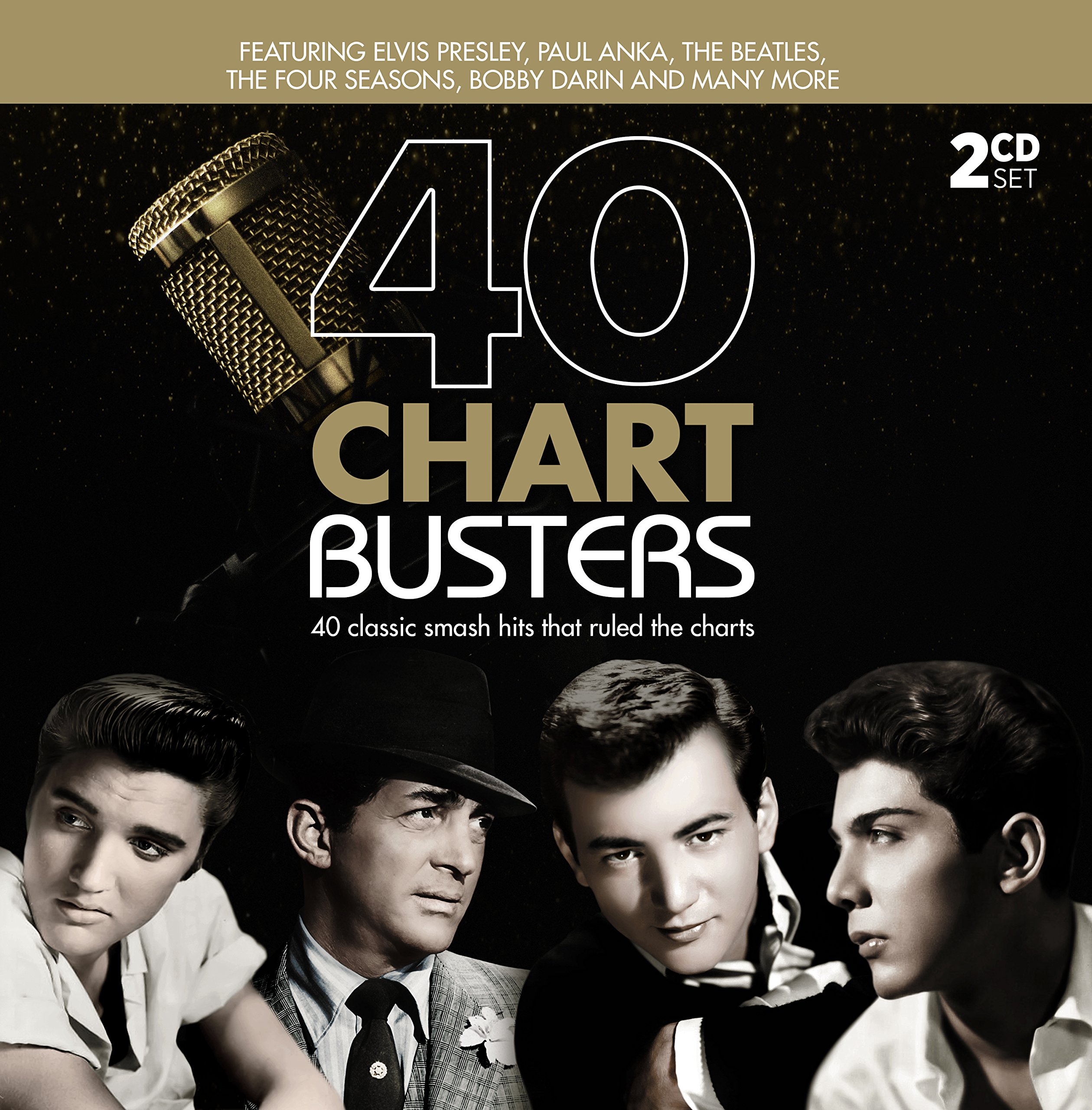 40 Chart Busters - 2 CD SET - Original Recordings [Audio CD] Various Artists