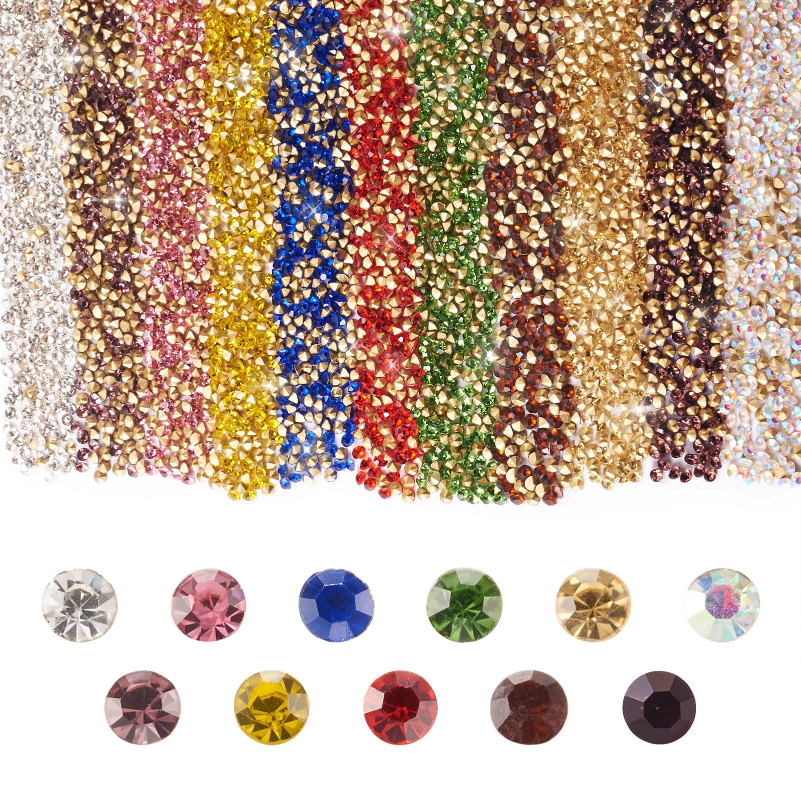Wholesale K9 Glass Pointed Back Rhinestone Cabochons