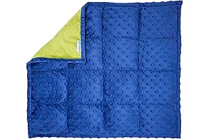 Harkla Premium Weighted Sensory Cuddle Blanket With Glass Beads for Relaxation, Calming,...