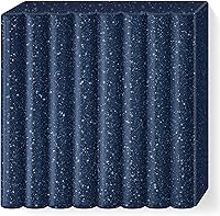 Vista 2 de STAEDTLER 8010-352 FIMO Effect - Arcilla de modelado de polímero endurecedor para horno, color azul galaxia (1 bloque de 2.01 oz)