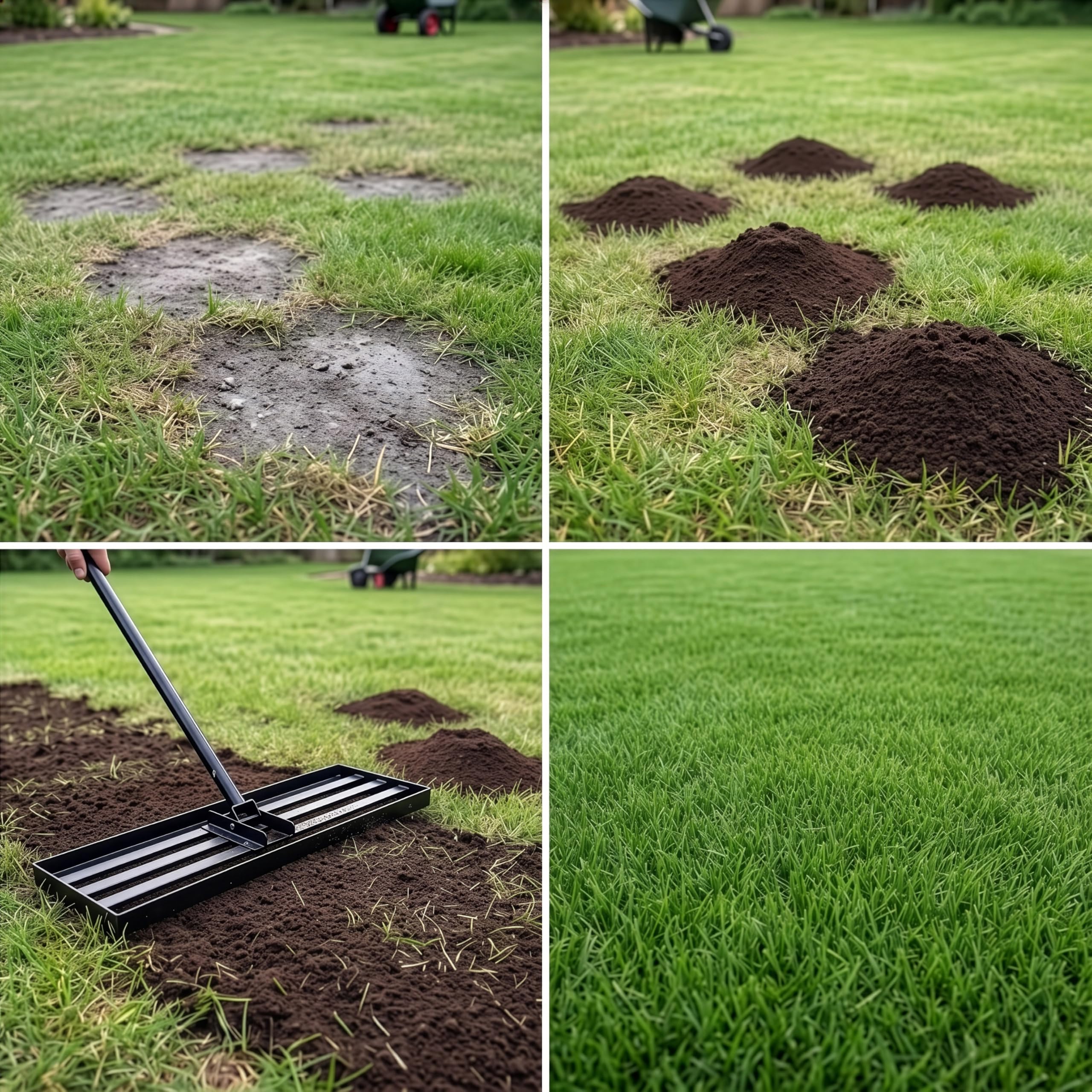 Sillar Rastrello Livellatore per Prato 90 x 30 cm in Acciaio, Rastrello per Livellamento con Manico 213 cm, Attrezzo da Giardino per Livellare Terra, Sabbia e Terreno