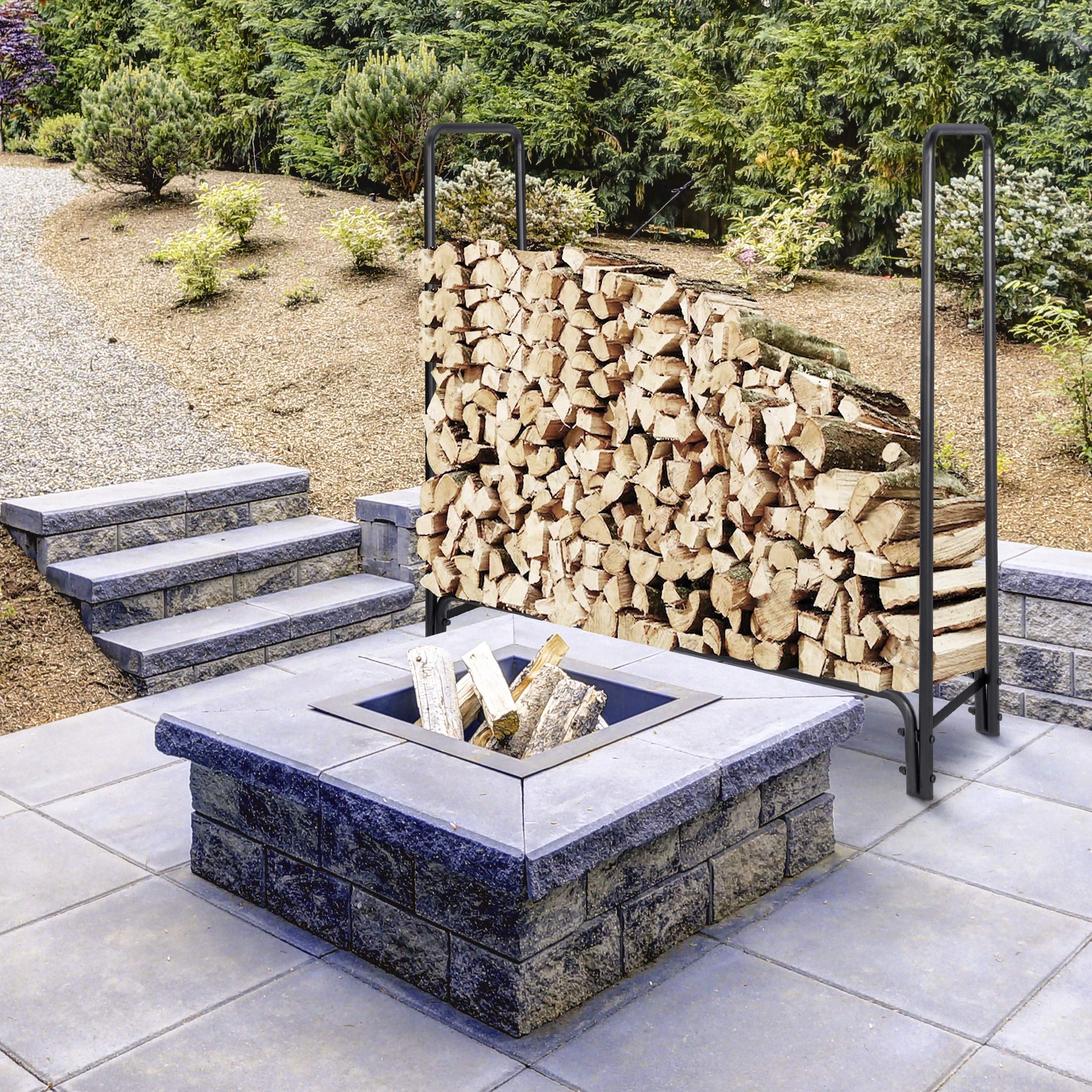 Foyer Exterieur Au Bois ULIOK 4FT(H) X 4FT(W) Firewood Rack