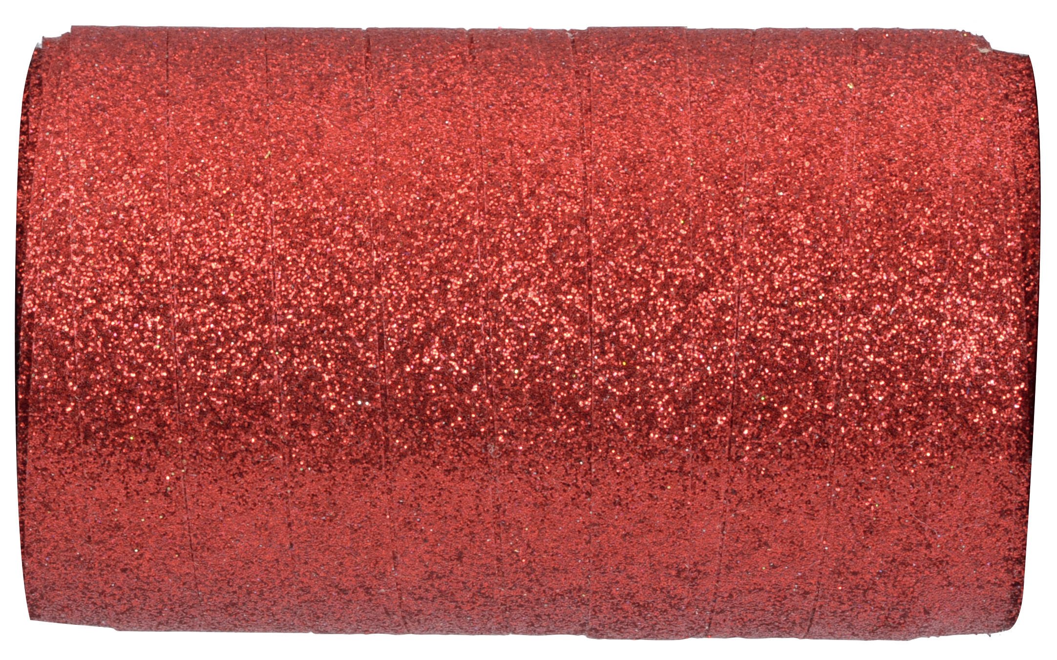 Ribbon Writer Red Glitter Curling Ribbon 10Mm X 5 Metres Cut From Roll