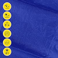 Vista 7 de Lona, Azul, Mediano