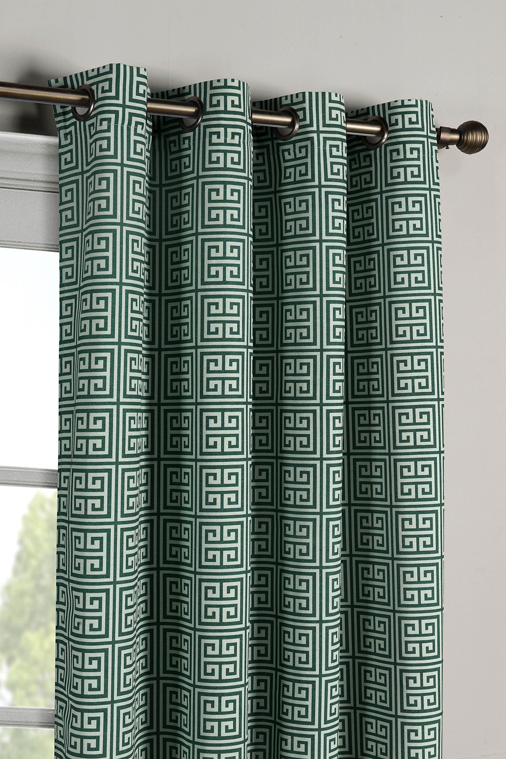 Greek Key Trim Curtains Curtains & Drapes 2023