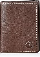 Vista 1 de Timberland Men's Leather Trifold Wallet with ID Window Brown (Blix)