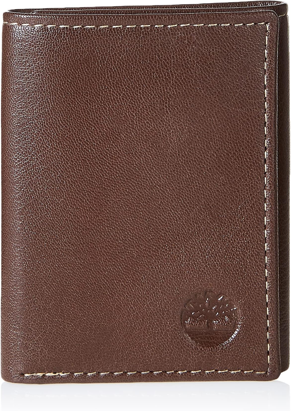 Men's Leather Trifold Wallet with ID Window