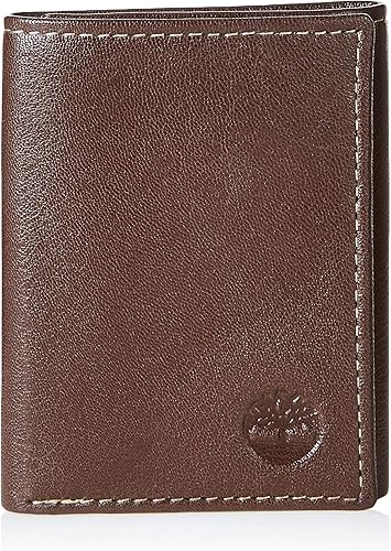Miniatura 1 de Timberland Cartera triple de cuero para hombre con ventana de identificación