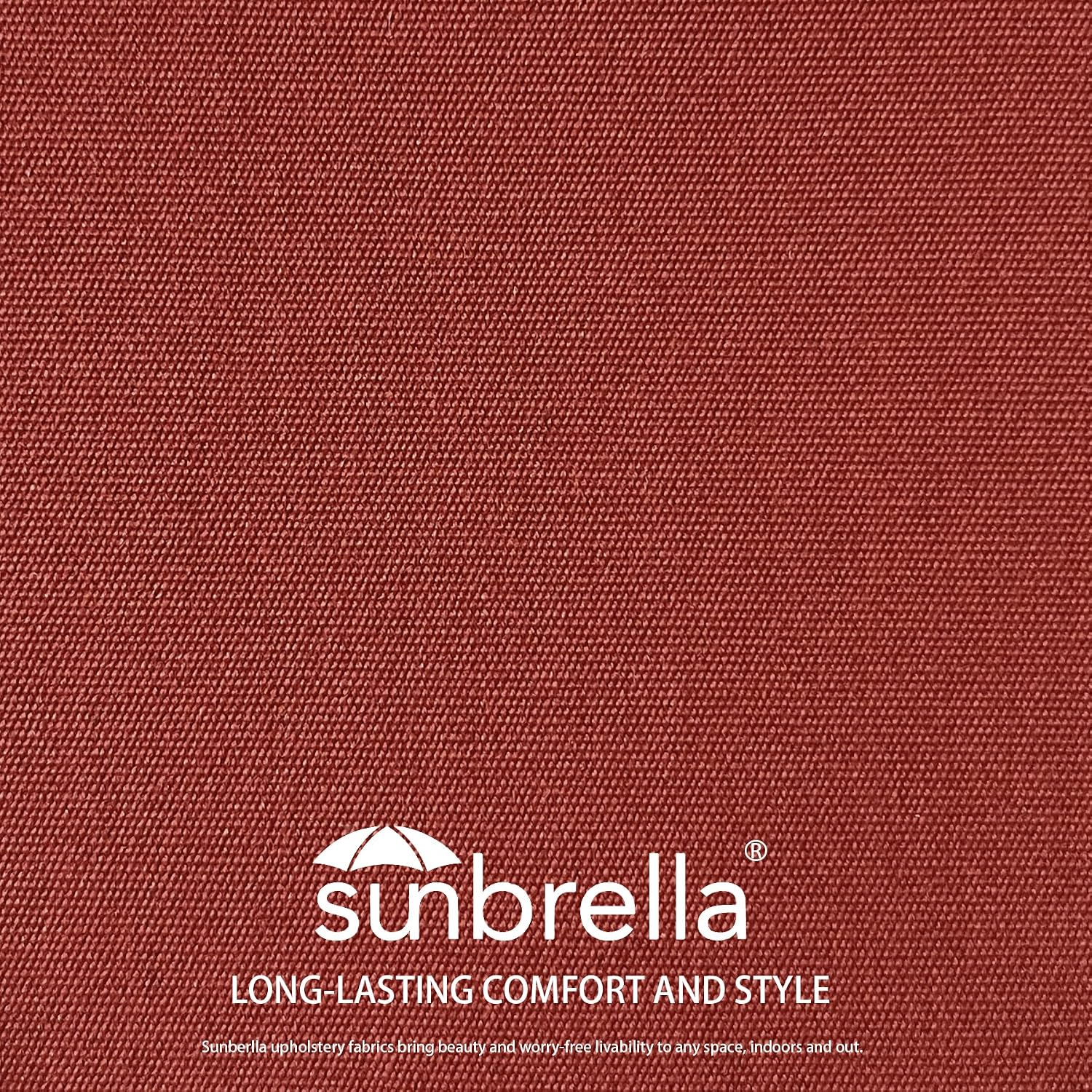 Sunbrella Outdoor Patio Chair Cushions Set of 4, Water-Resistant Stain-Resistant Weather Resistant Patio Seat Cushions Pad with Adjustable Straps,20"x20"x3.1",Sunbrella Canvas Henna