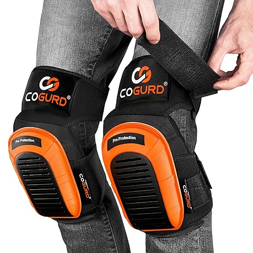 Miniatura 9 de Rodilleras de construcción para hombres, rodilleras de construcción para hombres, jardinería, pisos, limpieza, azulejos, rodillera profesional con