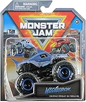 Vista 1 de Monster Jam 2023 Spin Master 1:64 Camión de fundición a presión Serie 31 Legacy Trucks Megalodon