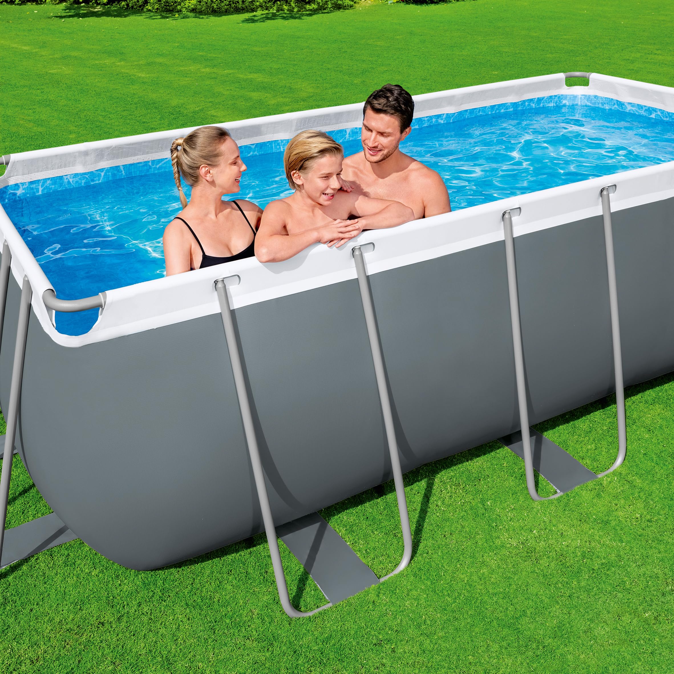 Bestway 56456-7 Set piscina fuori terra Steel Pro Max da 412x201x122 cm