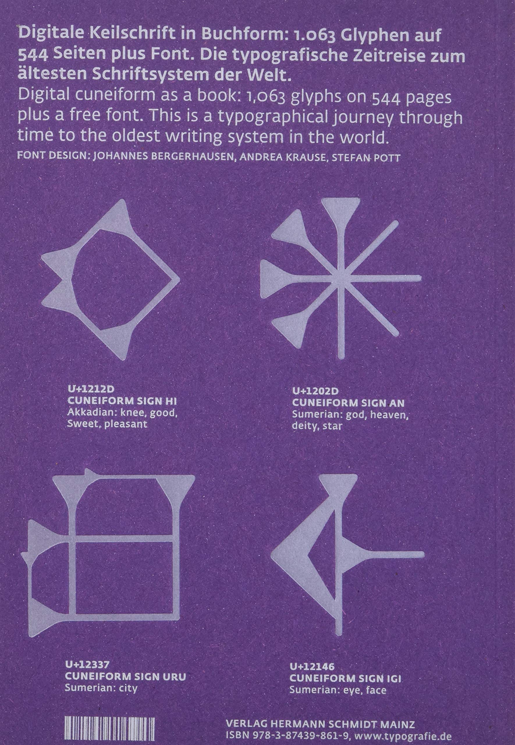 Digitale Keilschrift: 1.063 Glyphen der ältesten Schriftsysteme der Welt