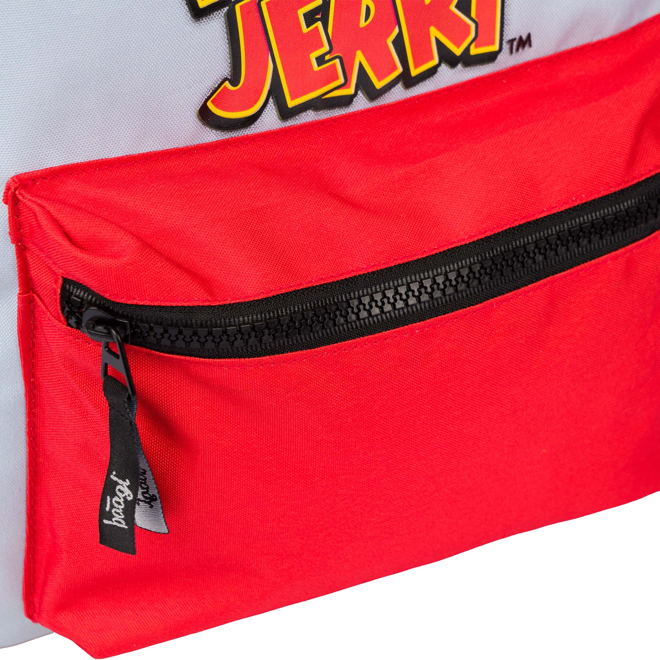 Baagl Mochila de guardería para niños y niñas, mochila de guardería para niños, mochila pequeña para bebé, mochila infantil con correa para el pecho, Tom & Jerry, Kindergartengröße, Casual