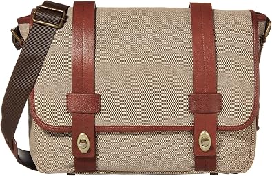 Bosca RFID Canvas/Washed Messenger Bag