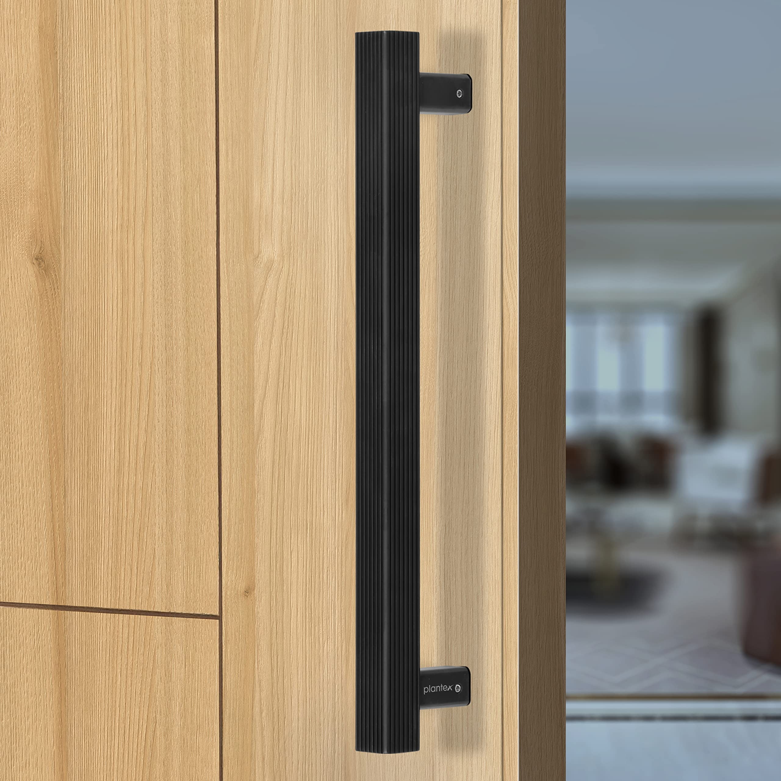 Plantex Heavy Duty Door Handle/Door & Home Decor/14-inches Main Door Handle/Door Pull Push Handle/3 Years Warranty Pack of 1 (236-Black Finish) — Amazon image 6