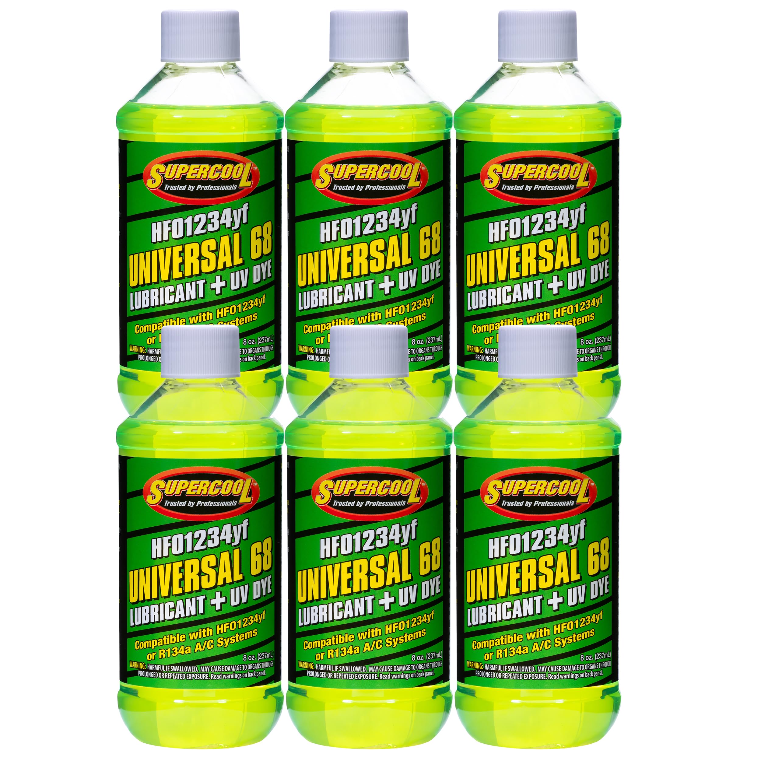 48663-8D 1234yf EV Electric Vehicle POE 68 Viscosity with UV Dye 8oz 1-Pack