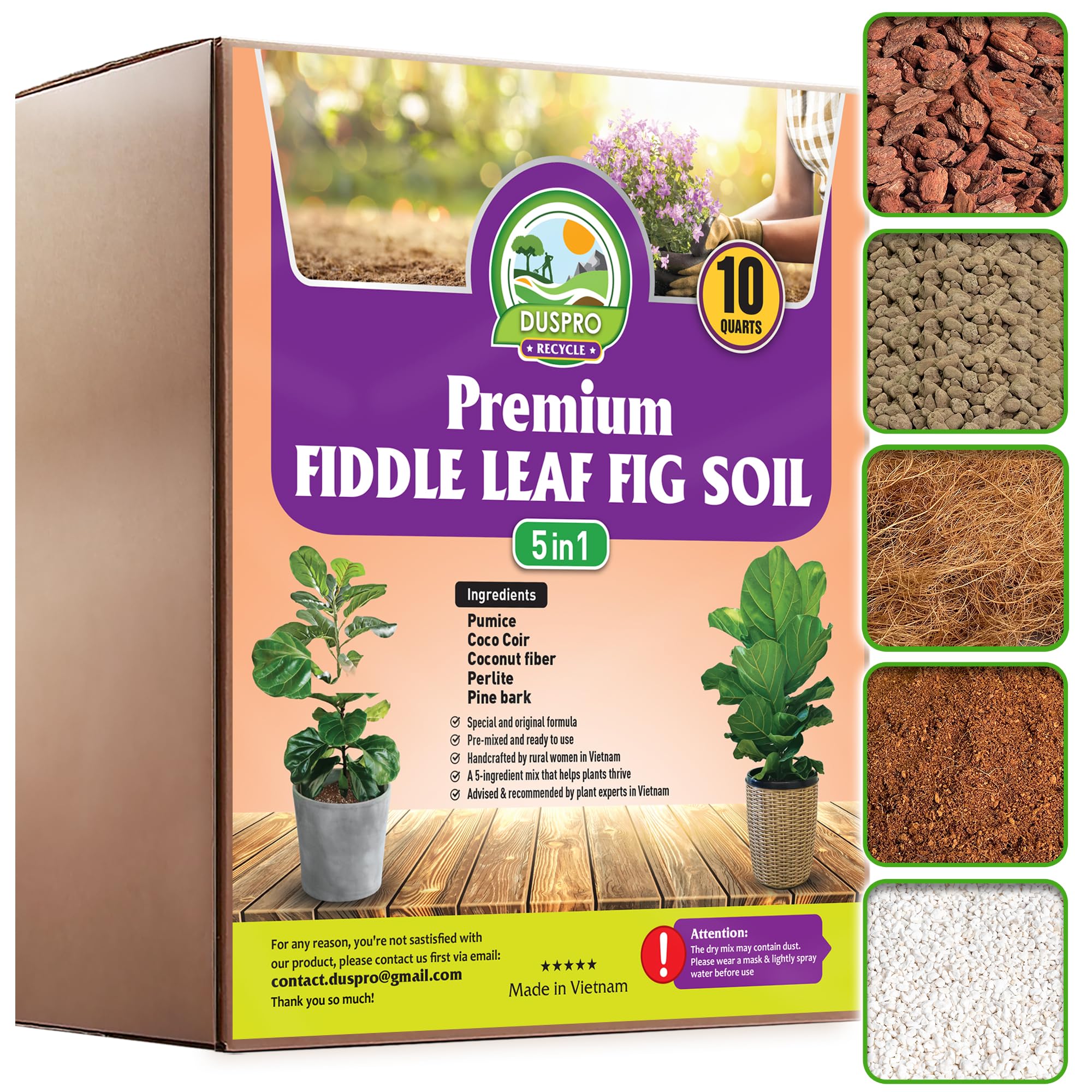DUSPRO Recycle Fiddle Leaf Fig Soil