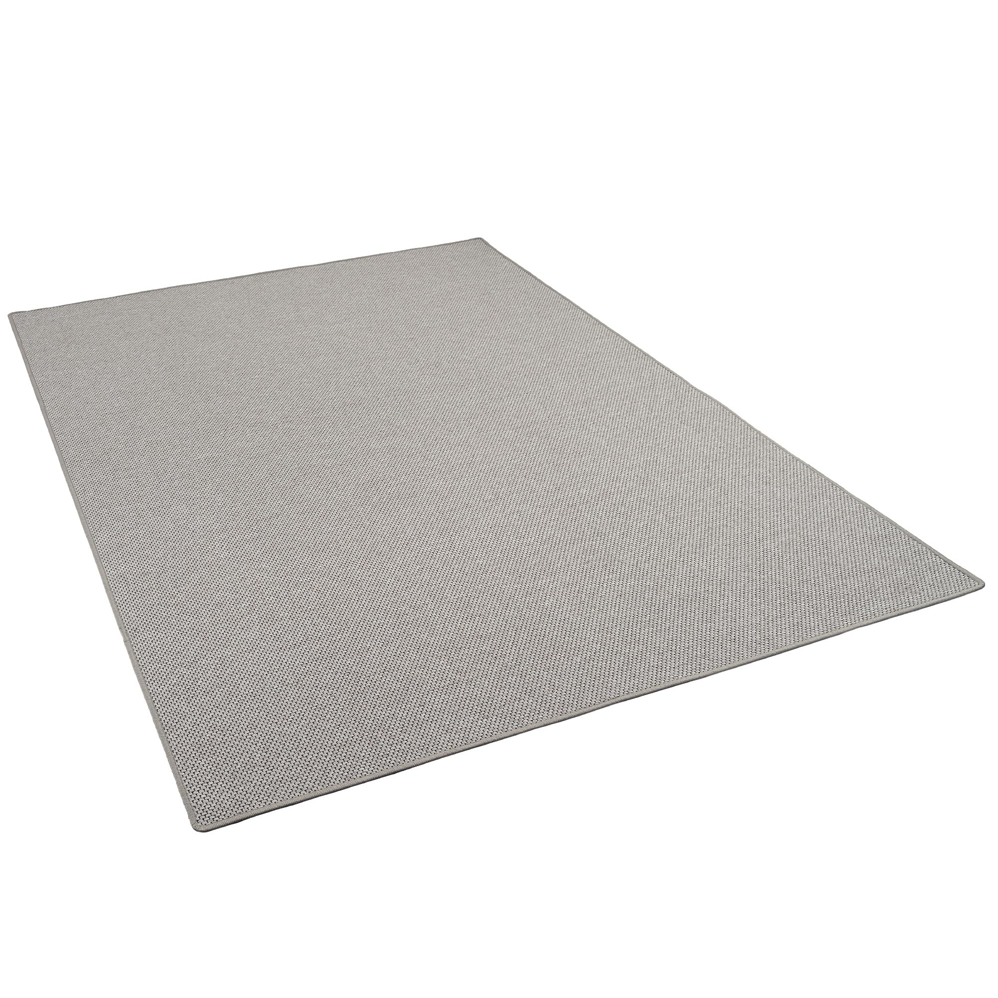 Bentzon Teppich Flachgewebe Silber in 24 Größen