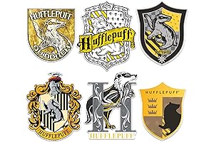 Harry Potter Die Cut Hufflepuff Vinyl Sticker Pack