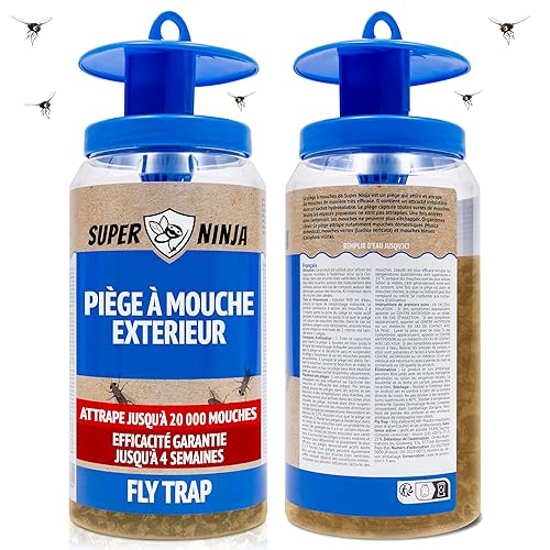 Super Ninja Piège à Mouche Extérieur – Attrape Mouche Réutilisable
