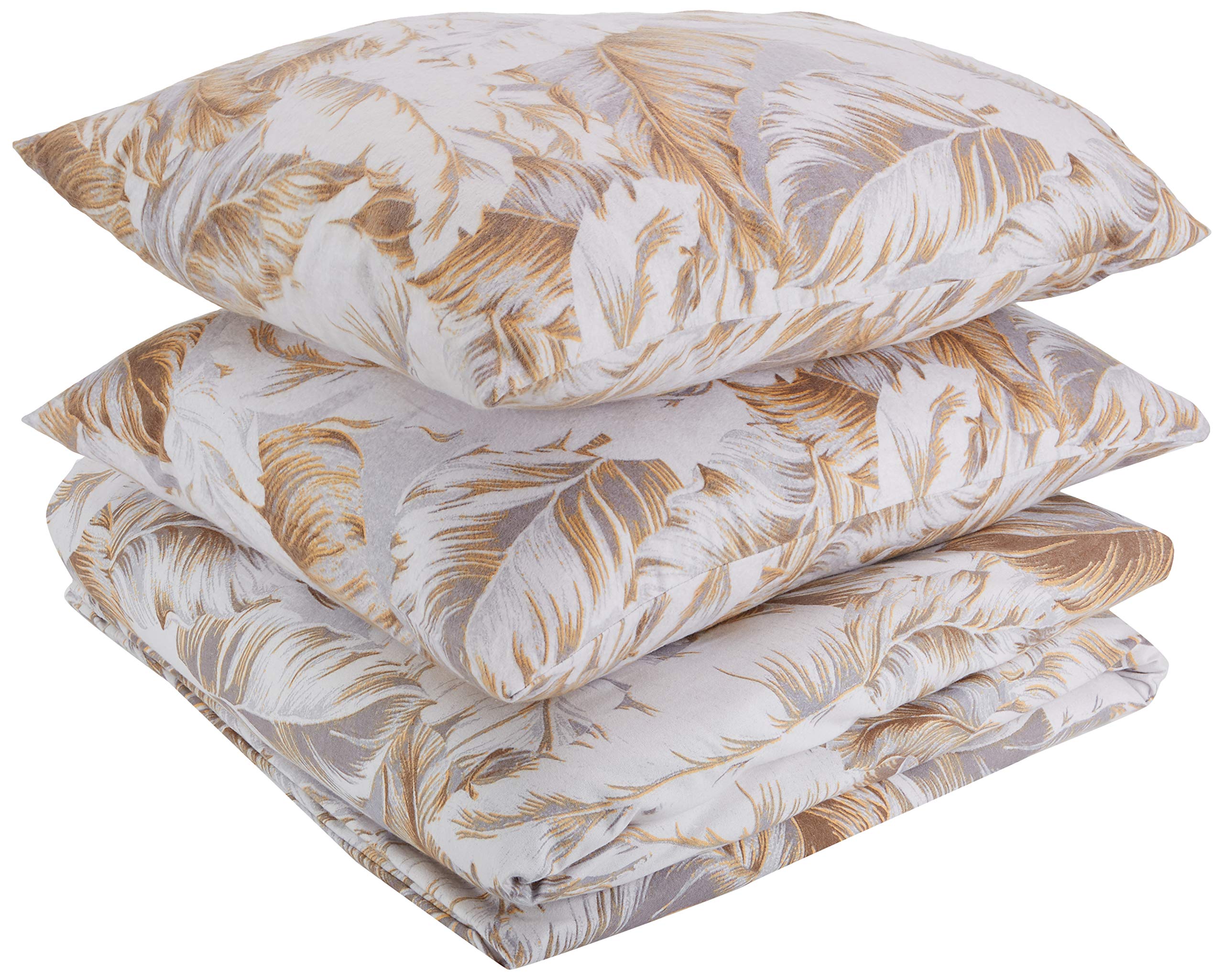 Heckett Lane Rosel Duvet Cover, Pale Gold, 240 x 220 cm