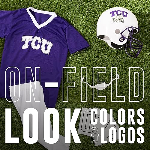 Miniatura 92 de Franklin Sports NCAA - Conjunto de casco de fútbol americano universitario + camiseta - Conjunto de disfraz de uniforme de equipo de la NCAA